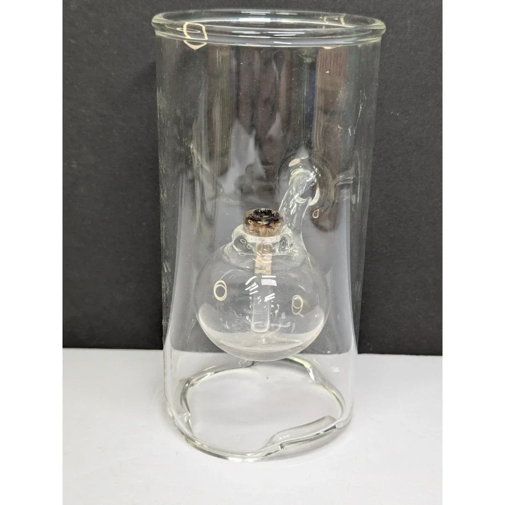 VTG Wolfard‎ Glass Oil Lamp Hand blown 6